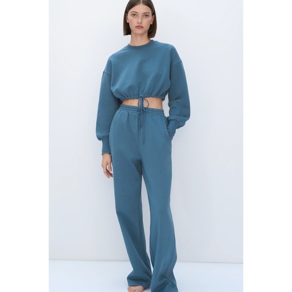 ZARA LIMITLESS CONTOUR COLLECTION WIDE LEG JOGGER
PANTS - Picture 7 of 15